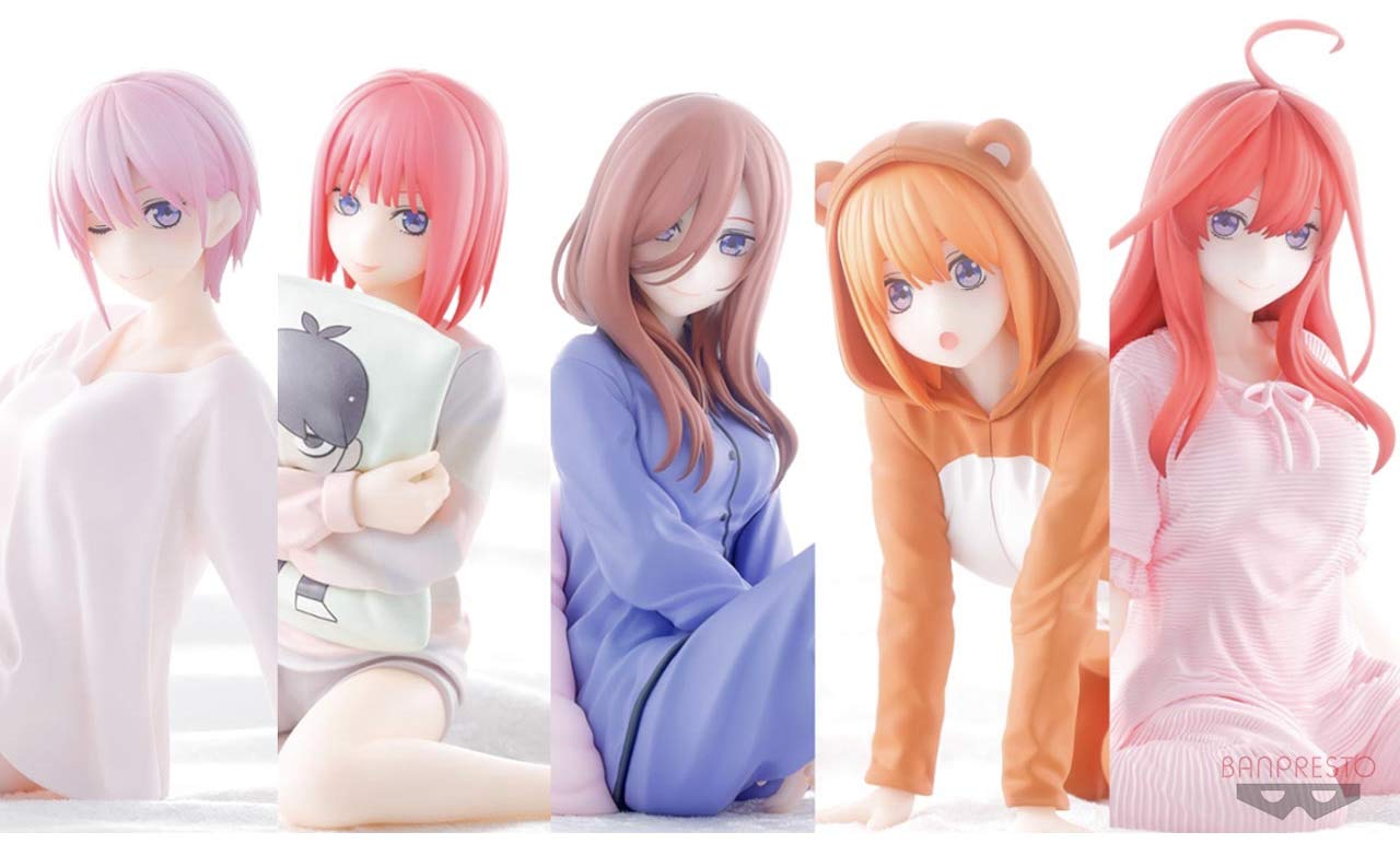 Amazon | 五等分の花嫁 SS フィギュア 中野 一花 二乃 三玖 四葉 五月 