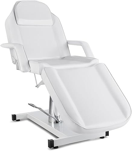 Artist hand Cama Profesional Hidráulica para Tatuajes con Giro Silla Ajustable para Esteticista Mesa de Spa de Belleza para Extensiones de Pestañas,