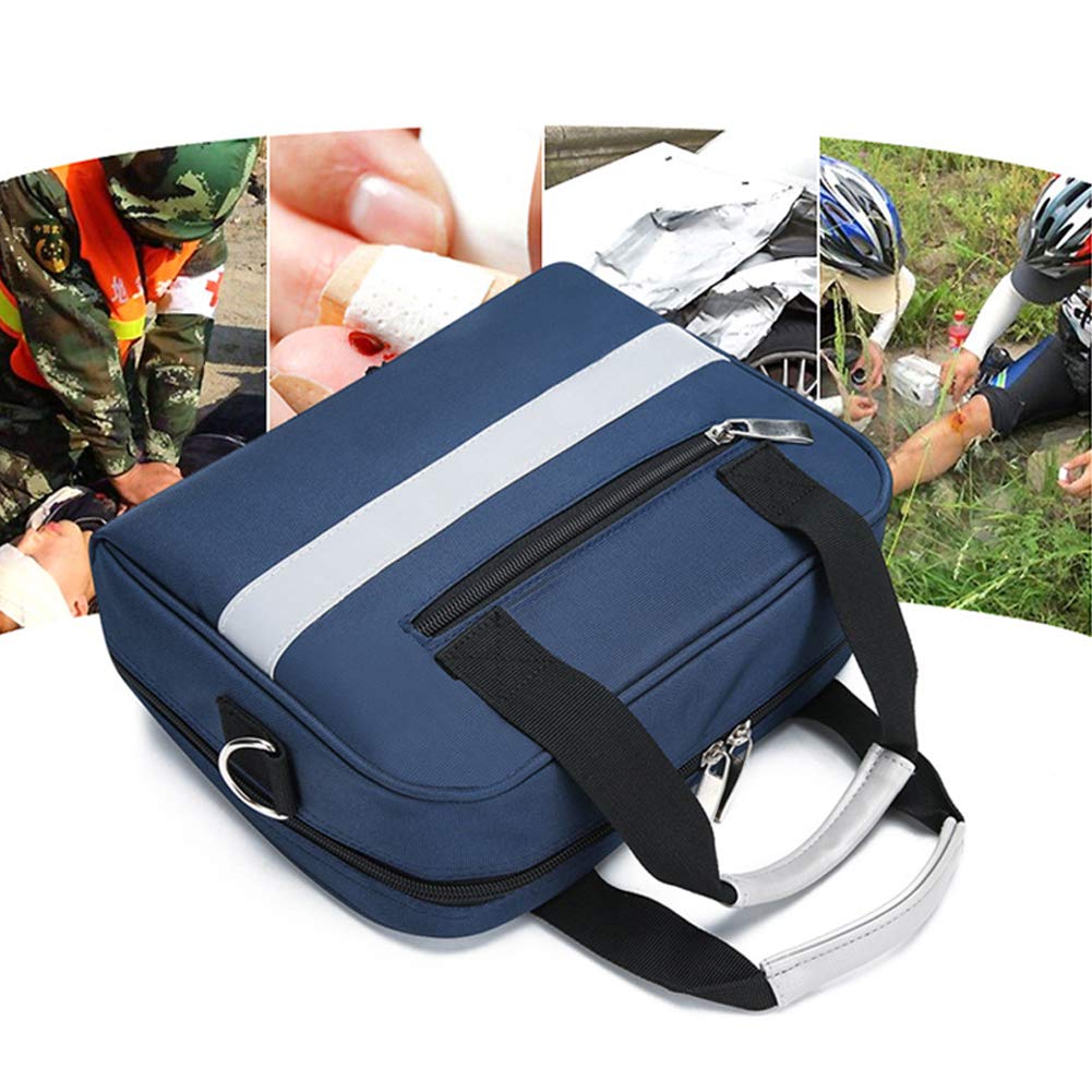 Trousse de premiers soins étanche, stockage à froid compact d'insuline de survie avec compartiments étiquetés pour la maison, le lieu de travail, la voiture, la caravane, les voyages, le camping,