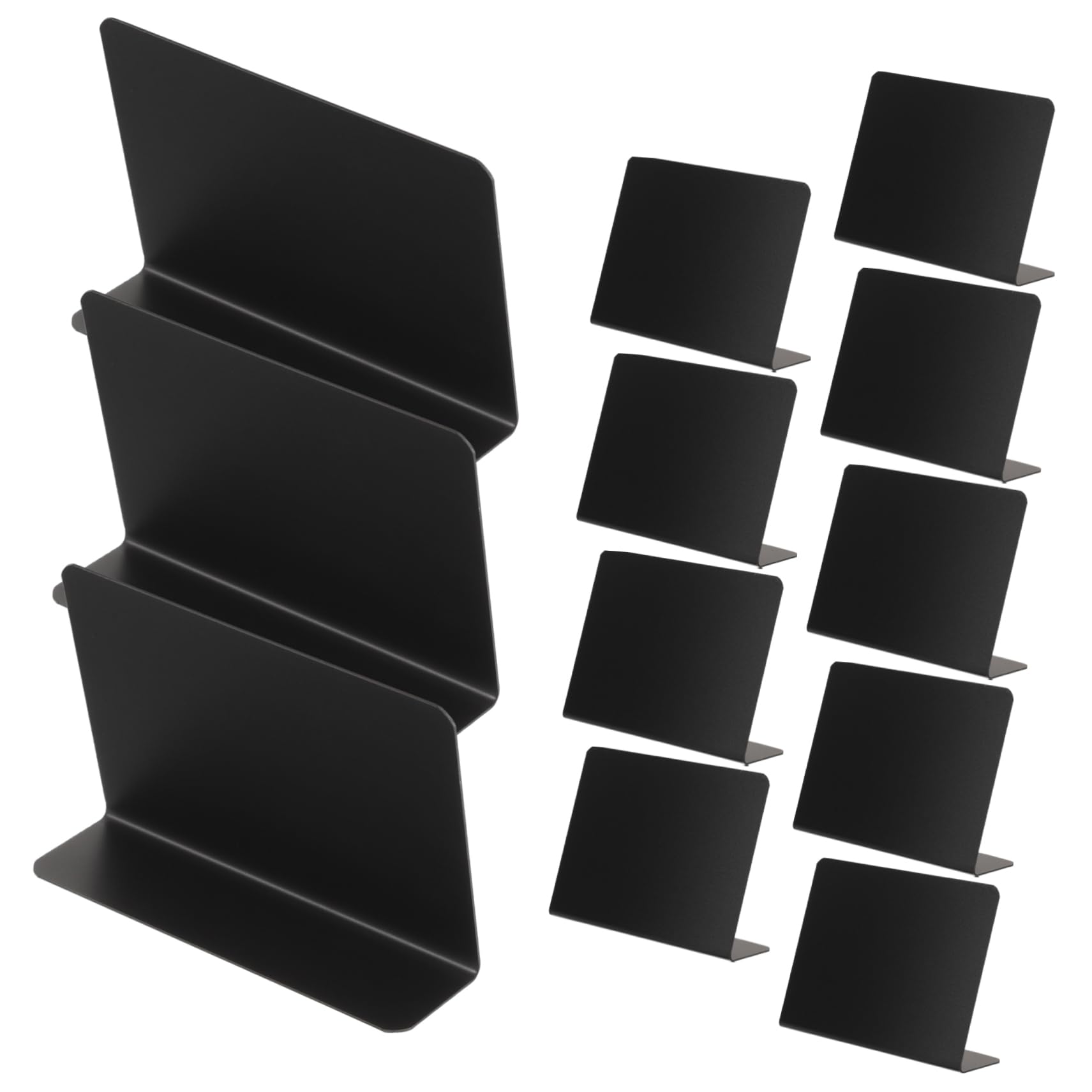 SEWACC 108stücke Mini Kreidetafeln Kleine Schwarze Tafeln Für Buffets Hochzeiten Und Lebensmittelbeschriftungen Wiederverwendbar Förmig Für Partys Und Veranstaltungen