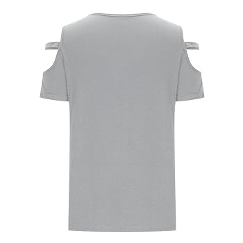 andequal volume off shoulder blouse グレー volume off shoulder blouse – andequal