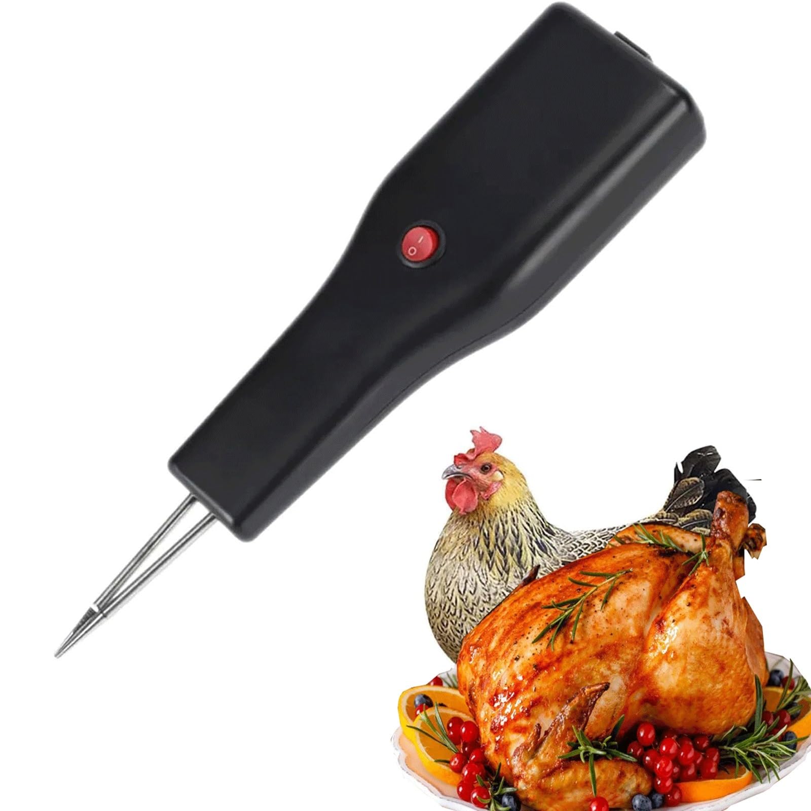 XGHDPBM Handheld Chicken Feather Plucker Machine, Electric Quick Chicken Plucker, Electric Poultry Feather Plucker, Household Poultry Plucking Machine for Chicken, Duck, Goose, Pigeon, Quail