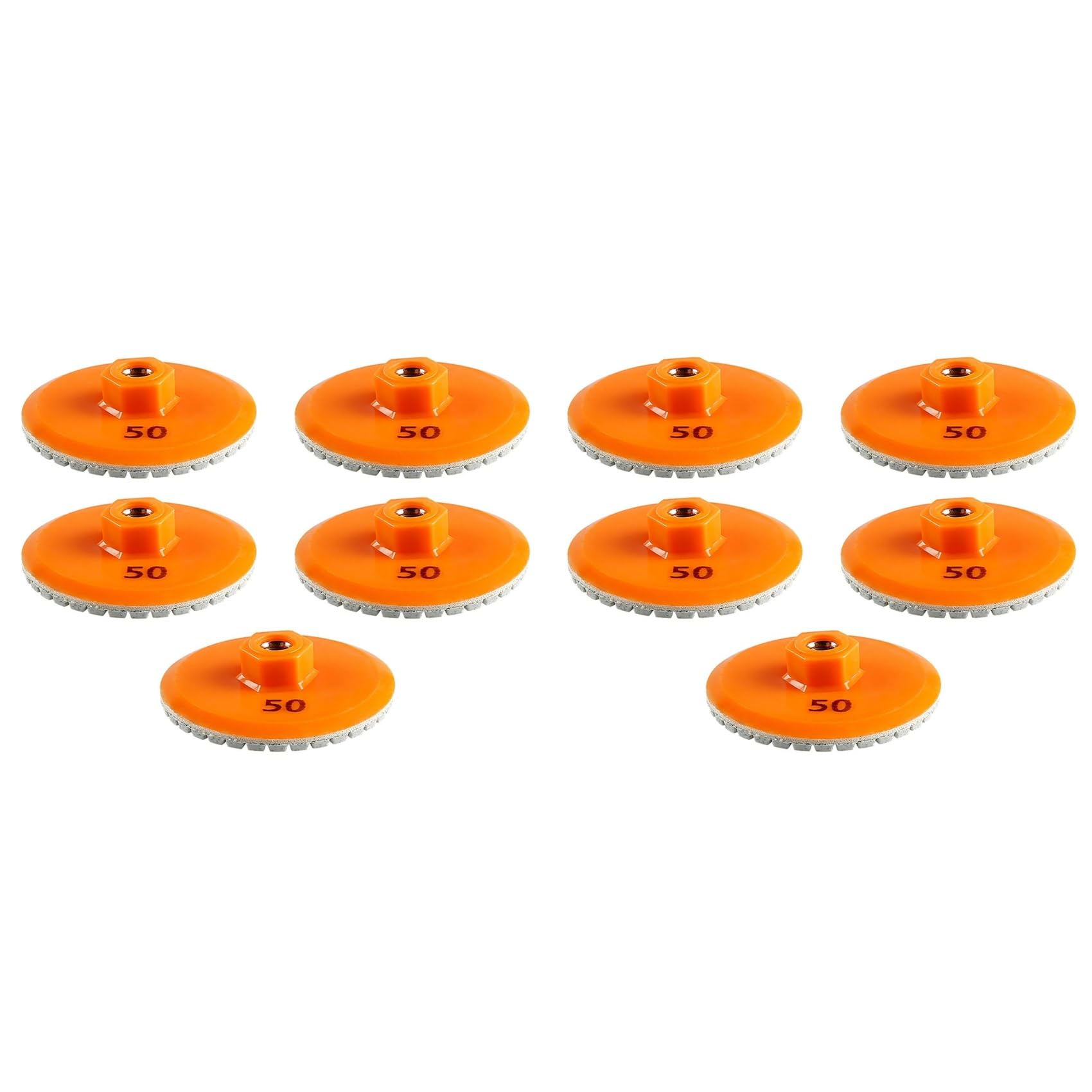 Jnchdghwa 10PC 80mm M10 Angle Grinder Ceramic Tile Trimming Polishing Disc Dry Polishing Marble Porcelain Chamfering Grinding Edge