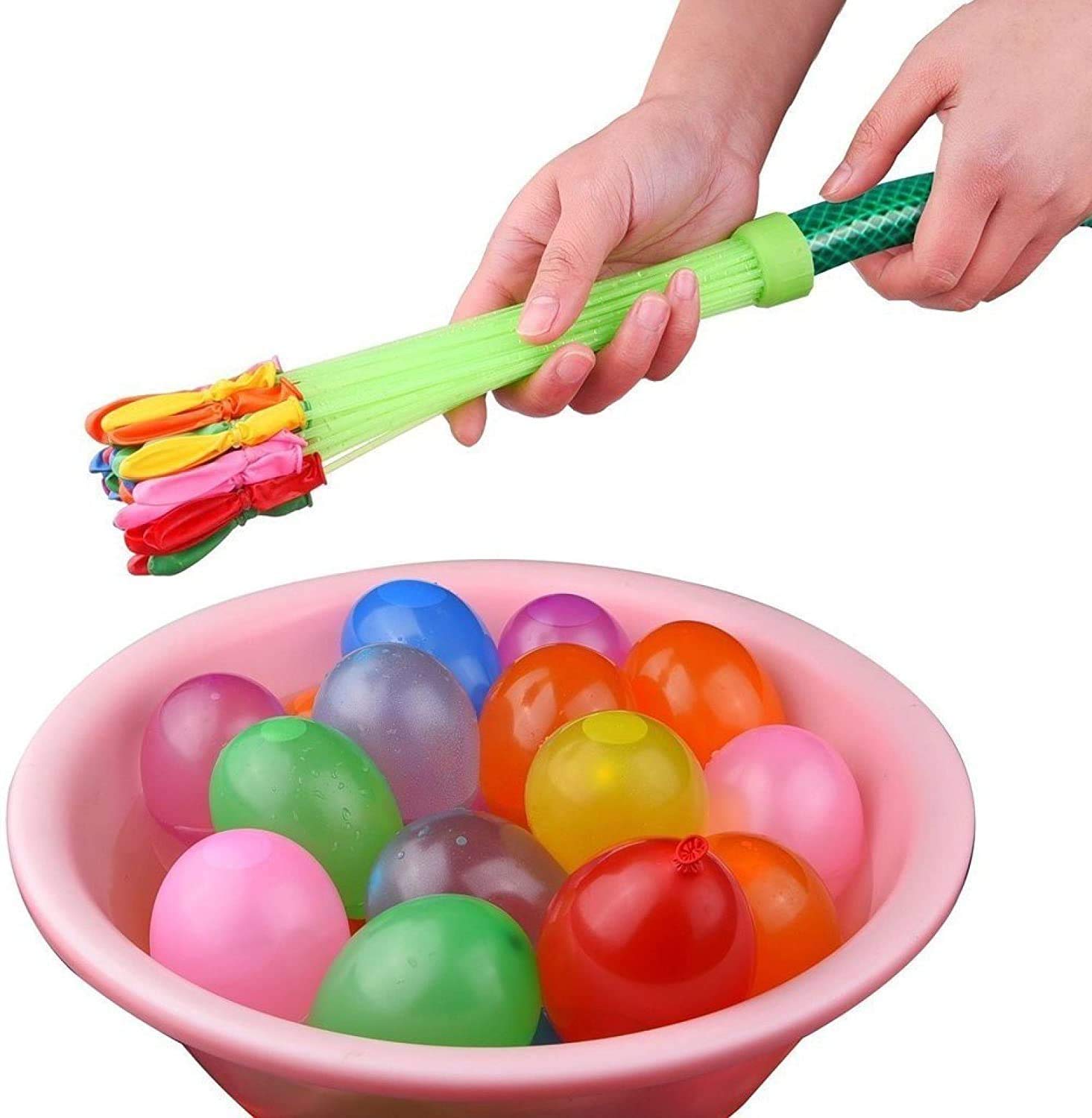 MustHome | Holi Colour | Holi Gulal Organic 2 Packets 80 gm Each| Holi Pichkari | Holi Gifts Hamper | Magic Water Balloons 37 pcs, 50 Water Balloons | Corporate Gifts for Holi | Chandan 2