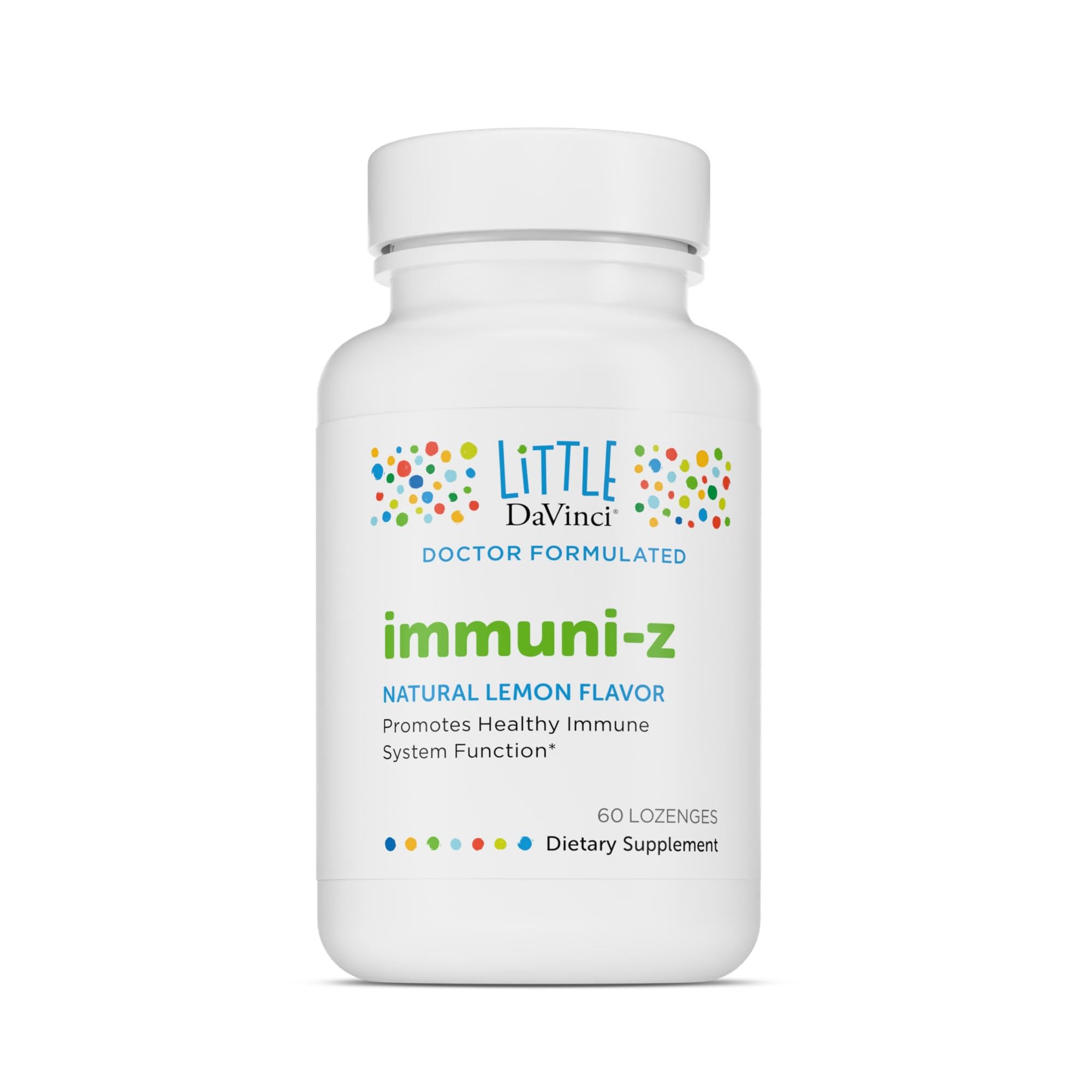 Little DaVinci Immuni-z, Lemon Flavor, 60 Lozenges