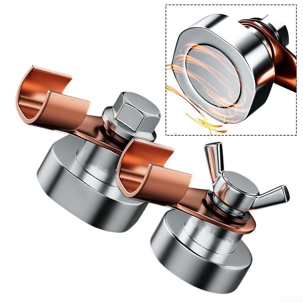 Magnetic Welding Ground Base Clamp Holder For Welding Kit, Magnet Head Strong Magnetism Large Suction, Copper Tail Welding Clamps, Welding Tools And Accessories