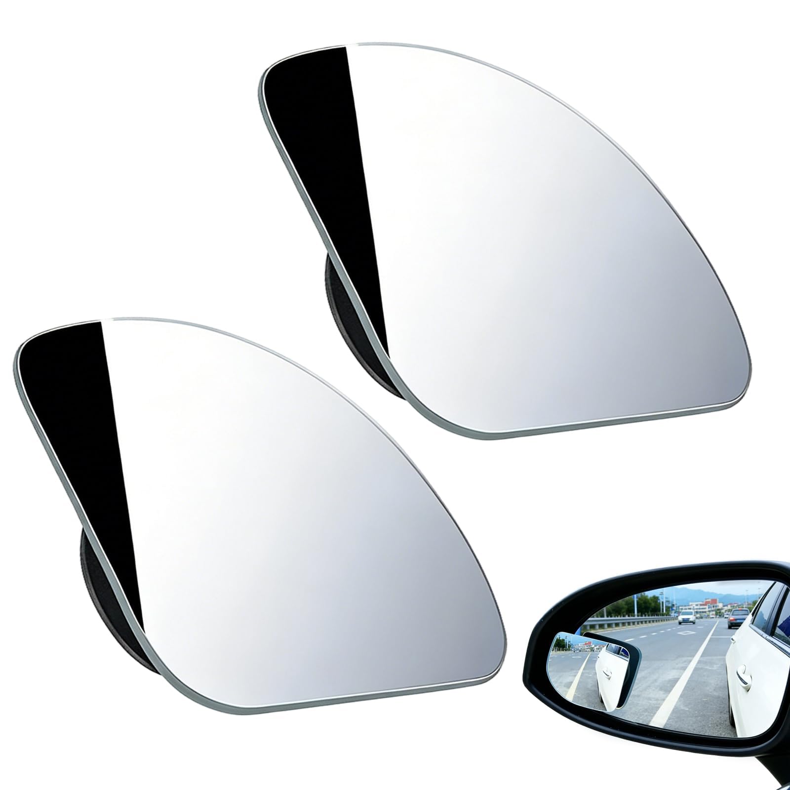 IYOUGSIAS Car Blind Spot Mirror, for BMW 4er G22 G23 G24 2020-2024 2025 Car Blind Spot Mirror Adjustable Wing Mirror Blind Spot Wide Angle Convex Rearview Mirror