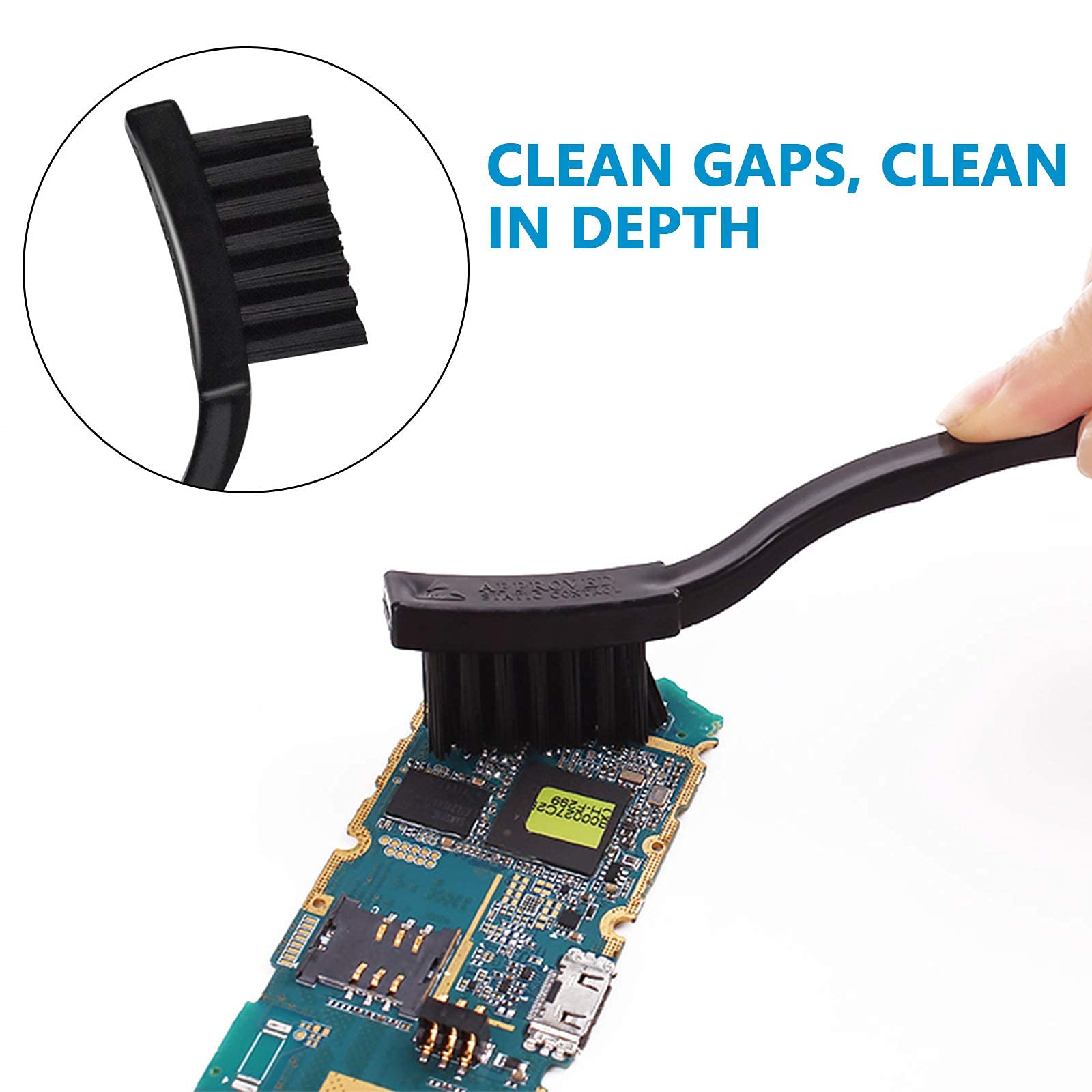 Kit De Limpieza De Teclado Antiestático, Cepillo Multiusos | Meses Sin