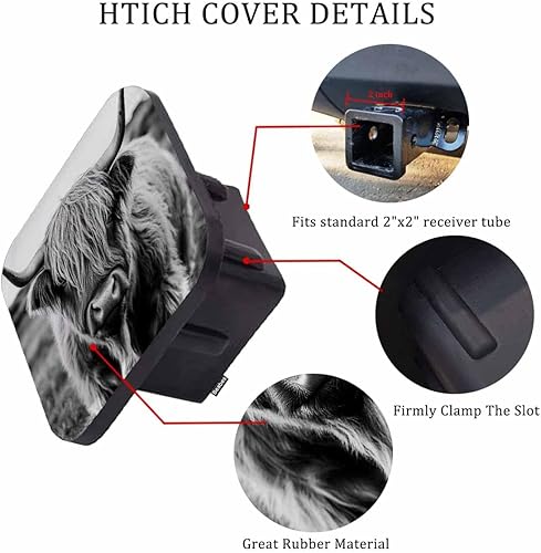 Vista 66 de Funda cuadrada segura para enganche de remolque de 2 pulgadas, Jesus is the Foundation of My Life Faith - Cubierta de enganche trasero para Bible