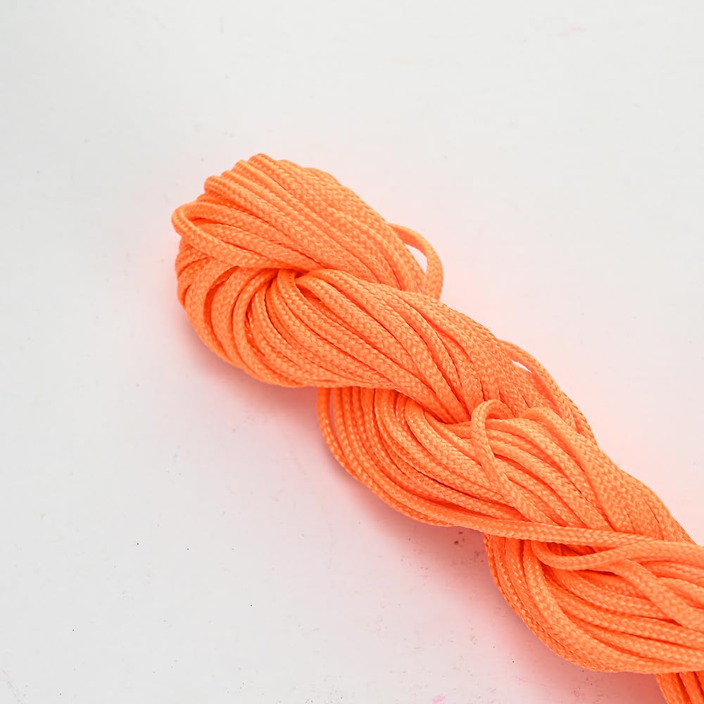LEREATI Nylon koord, 1,5 mm x 100 m, satijnen koord, nylon koord, macramé koord, gekleurde kralendraad voor het maken van armband, ketting, Chinese knoop, sieraden (turkooisblauw