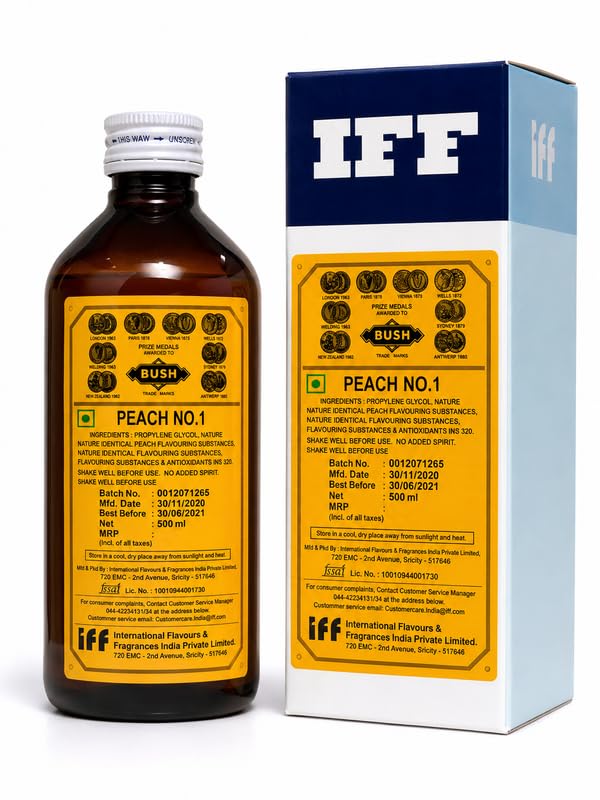 Image of IFF, Bush Peach NO. 1, An Natural Identical Flavouring Agent - 500 ML