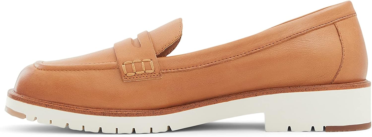 ALDO Women's Ibreda Loafer, Medium Brown, 8