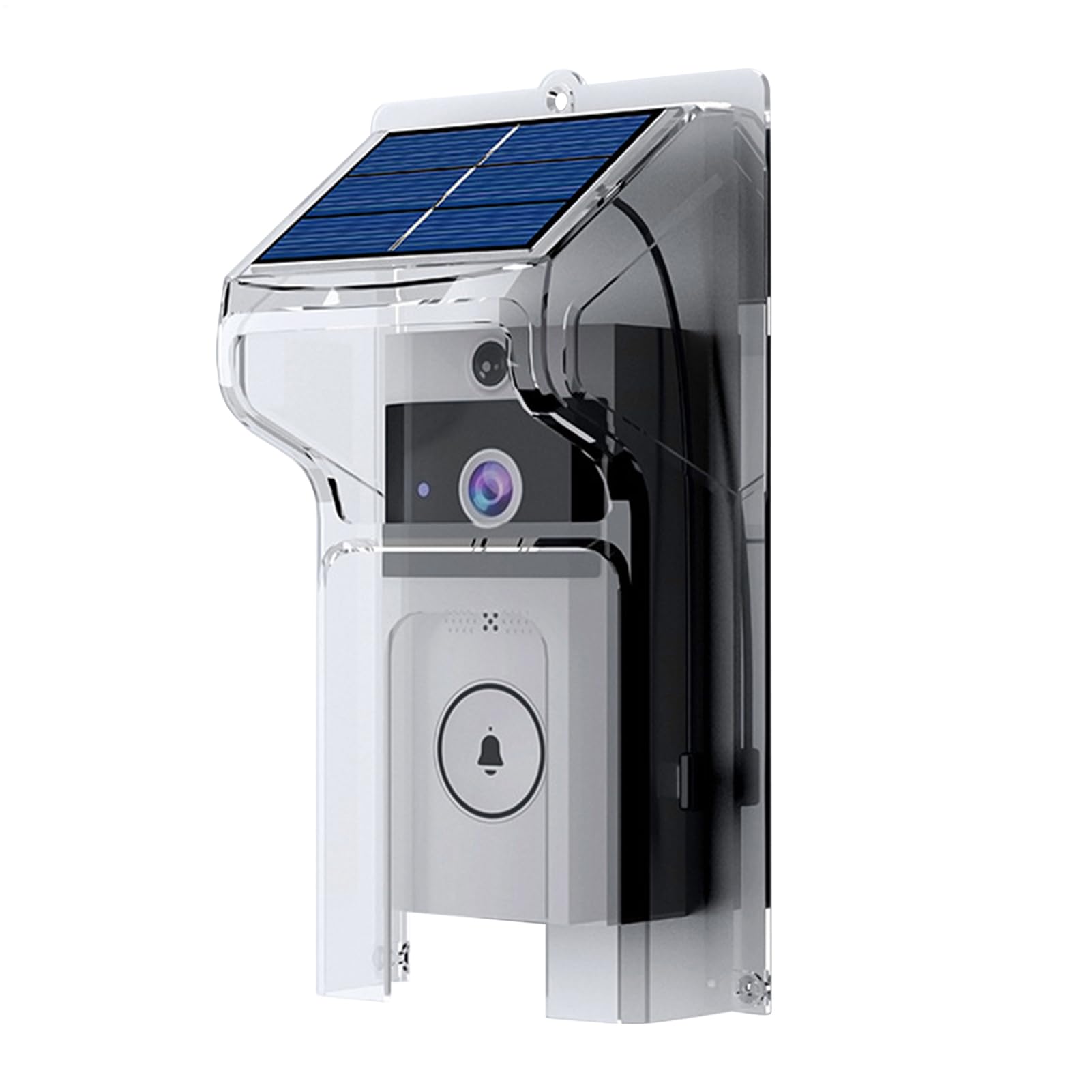 Ring Doorbell Cover - Escudo de cámara inteligente, protector exterior | Carcasa protectora de timbre impermeable, caja de video a prueba de lluvia, accesorio de seguridad resistente a la intemperie