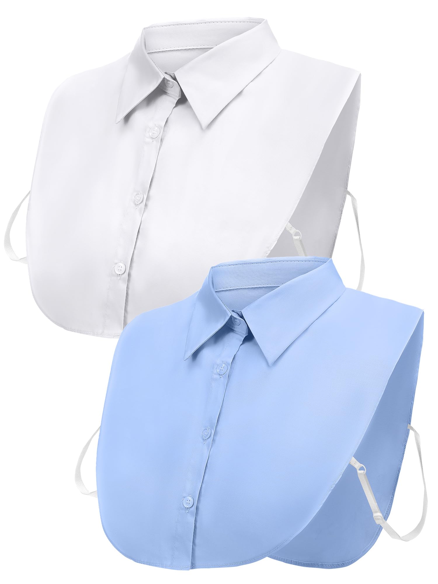 Tatuo 2 Pcs Dickey Collar for Women Detachable Fake