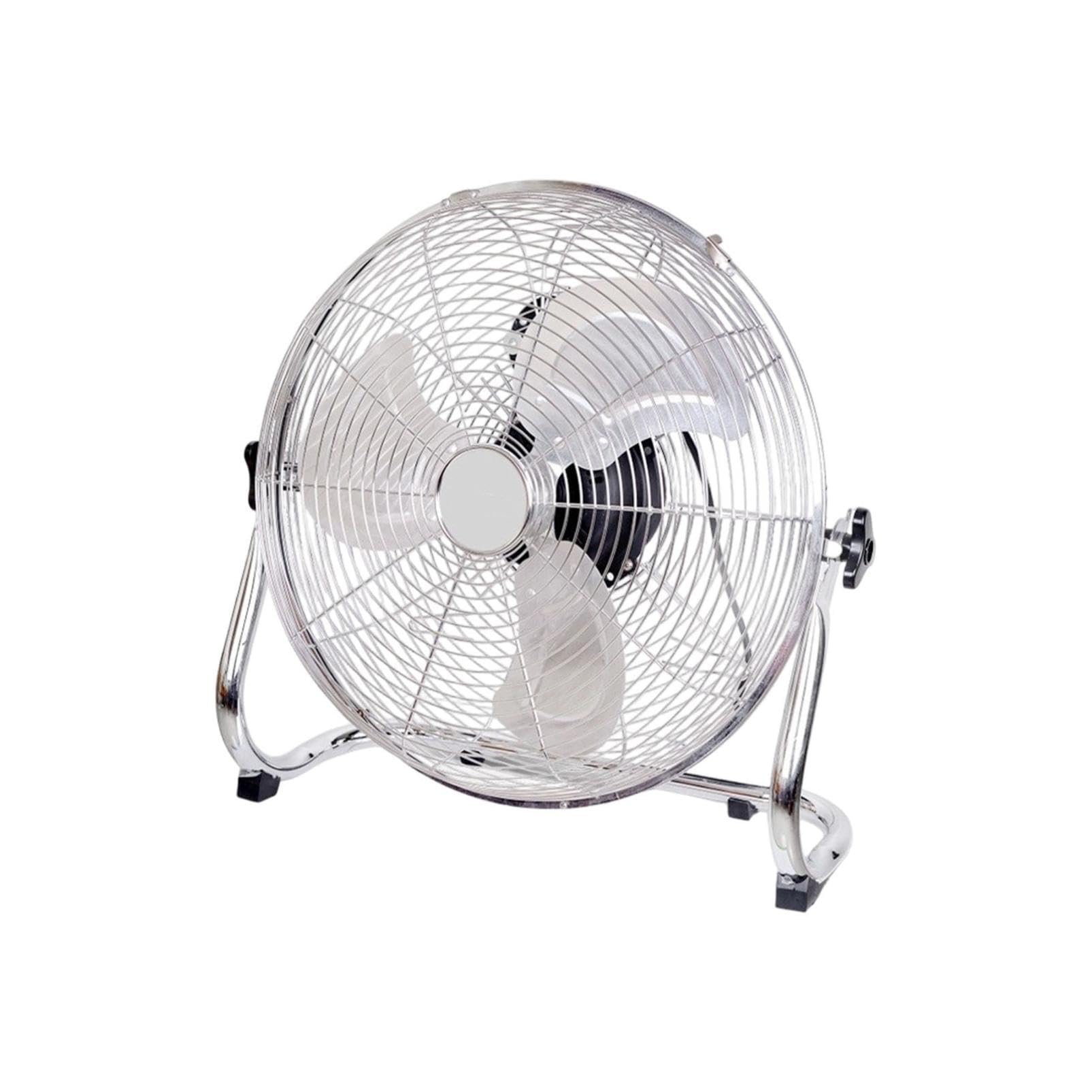 Metalowy wentylator podłogowy z 3 poziomami prędkości, wentylator przemysłowy, wentylator podłogowy z silnym przepływem powietrza, idealny do domu, biura, warsztatu i siłowni