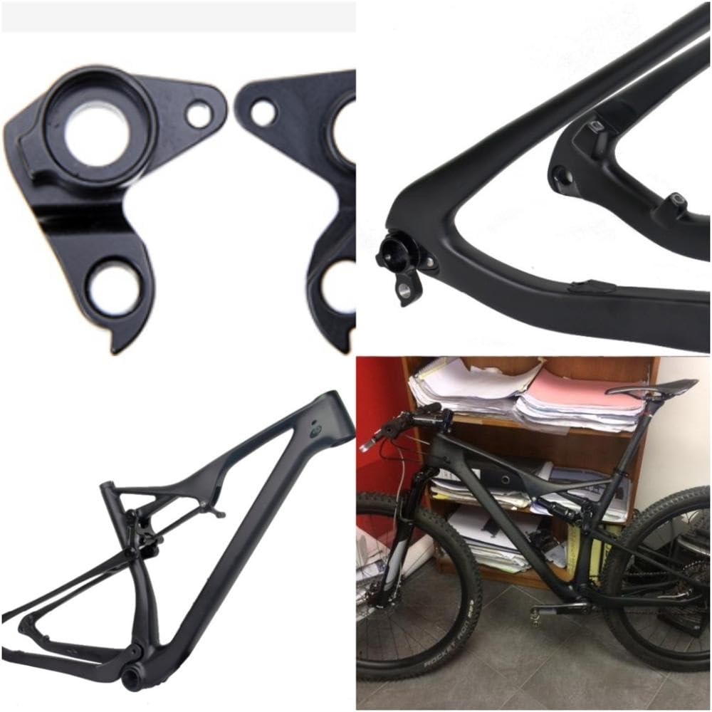 Forcellino deragliatore Mech for cambio bicicletta in carbonio, for Dengfu M06 EPS Mountain 29er 27.5 Boost telaio a sospensione completa 148 * 12 Gancio di coda della trasmissione