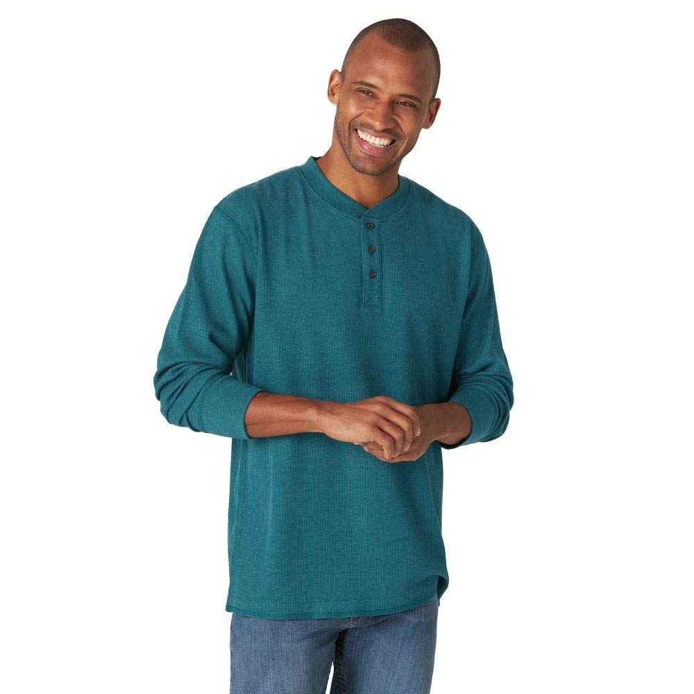 Wrangler AuthenticsAuthentics Men's Long Sleeve Waffle Henley