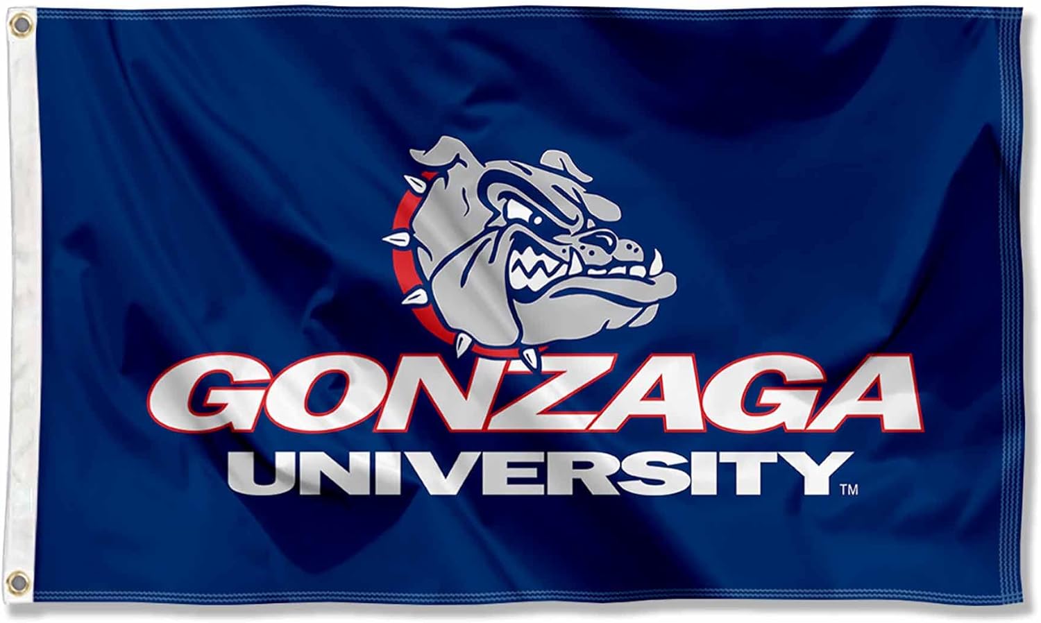 Gonzaga Bulldogs Wordmark Flag