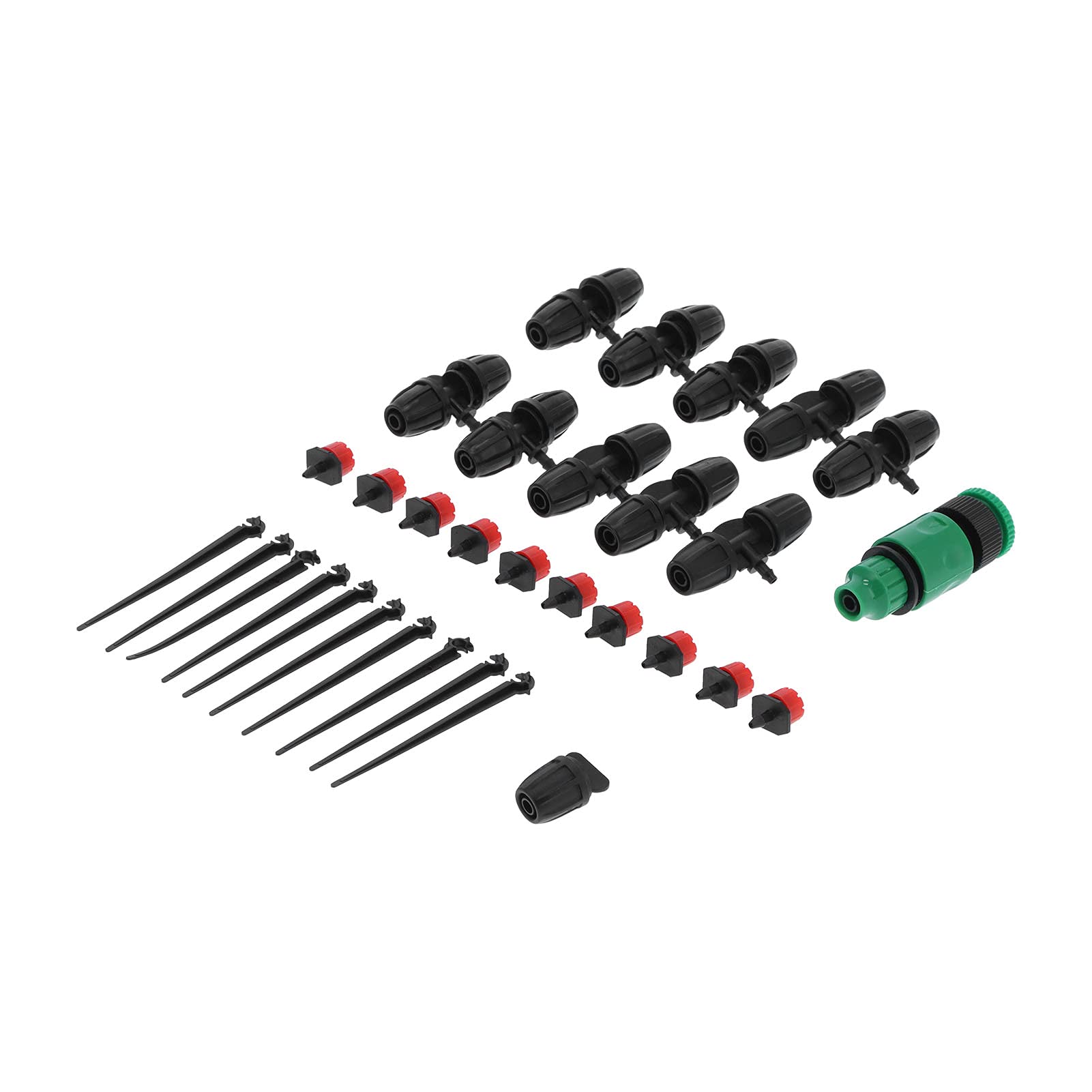 Kit tubo flessibile gocciolatore regolabile di irrigazione automatica per giardino