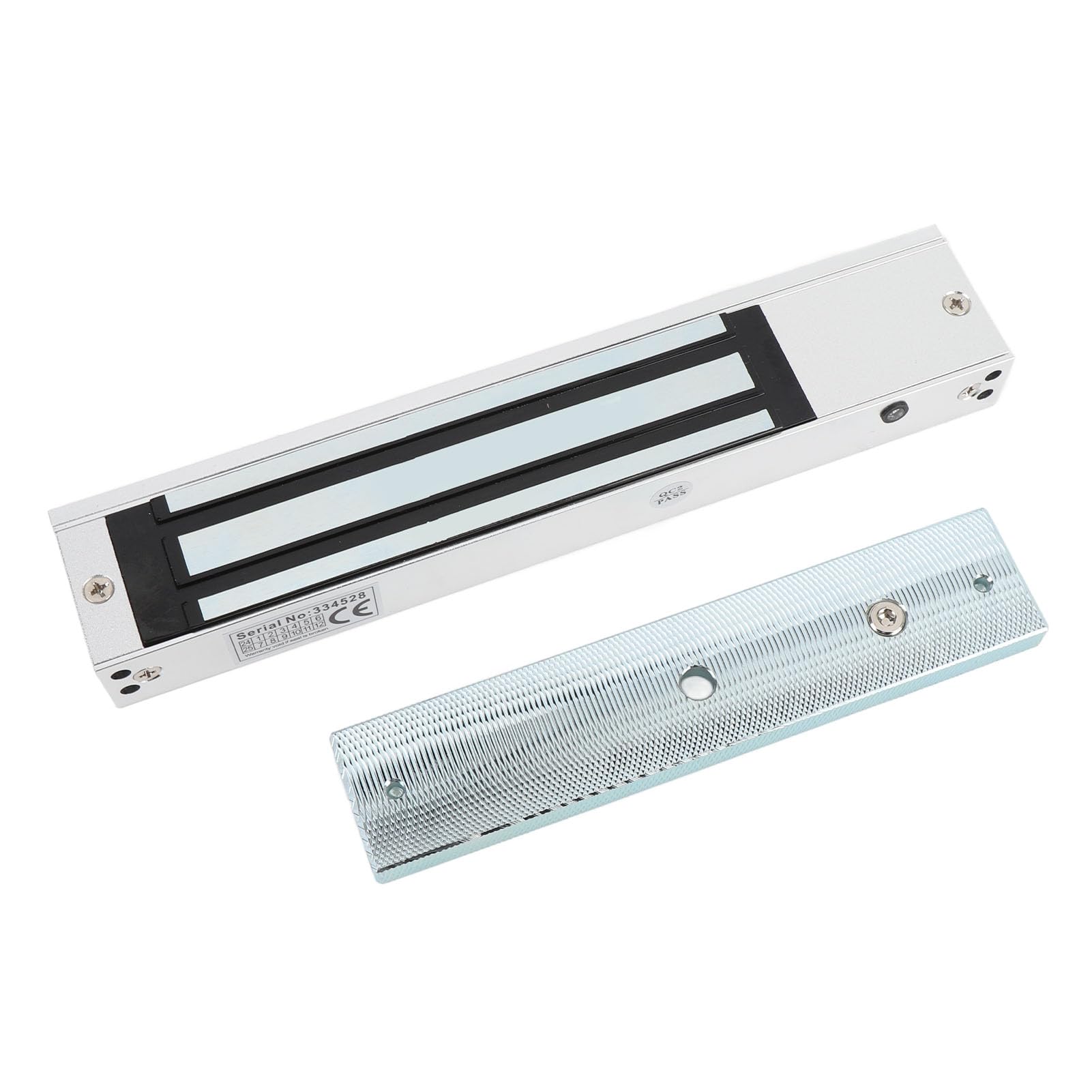 Generic Elektryczny Zamek Magnetyczny 12 V 600 Funtów Siła Trzymania Silny Elektromagnetyczny Zamek do Drzwi do Biur i Sklepów Solidna Konstrukcja ze Stopu Aluminium