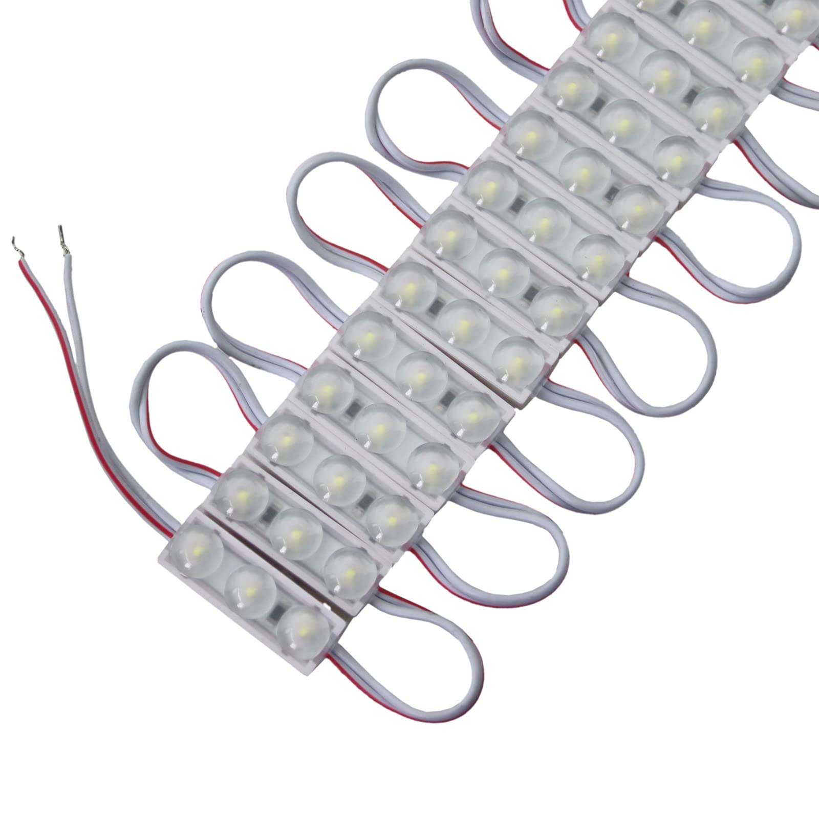 REXTiN 200pcs Mini 3 LED Sign storefront Lights Module White Super ...