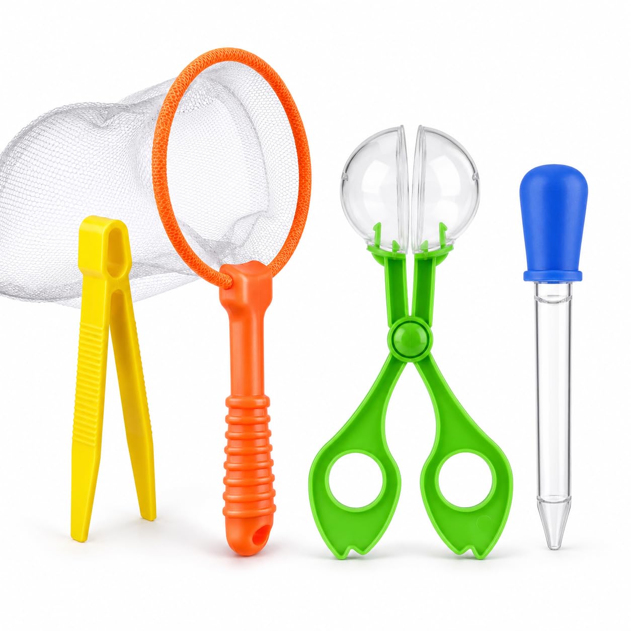 4Pcs Bug Catcher, Bug Kit, Outdoor Exploration Set for Nature Adventures, Insect Observation Kit with Multiple Colours, Ideal for Backyard Gardens