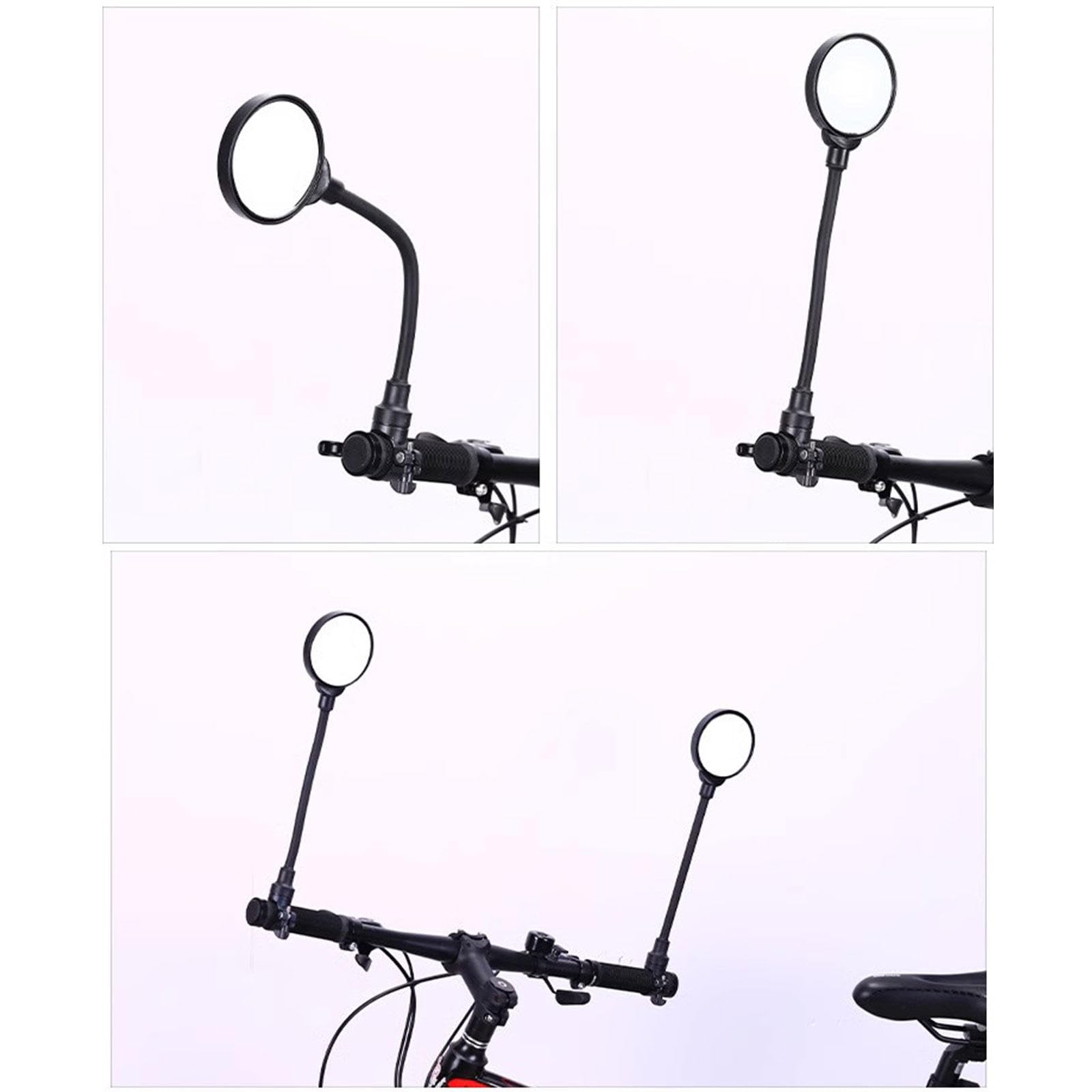 Fahrradspiegel für Lenker - Drehbarer und Verstellbarer Konvexer Weitwinkel-Rückspiegel - Sicherer Fahrrad-Rückspiegel,2 PCS