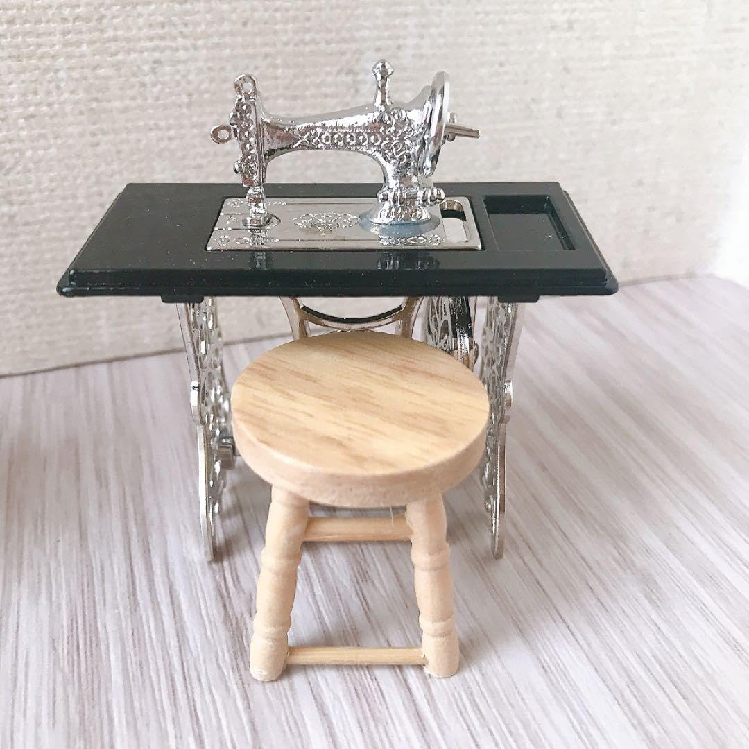 足踏みミシンテーブル SILVER