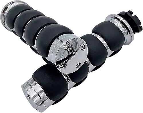 Empuñaduras de mano universales para motocicleta de 1 pulgada para manubrio de 24.51.024in, compatible con Harley Dyna Sportster Road King Street