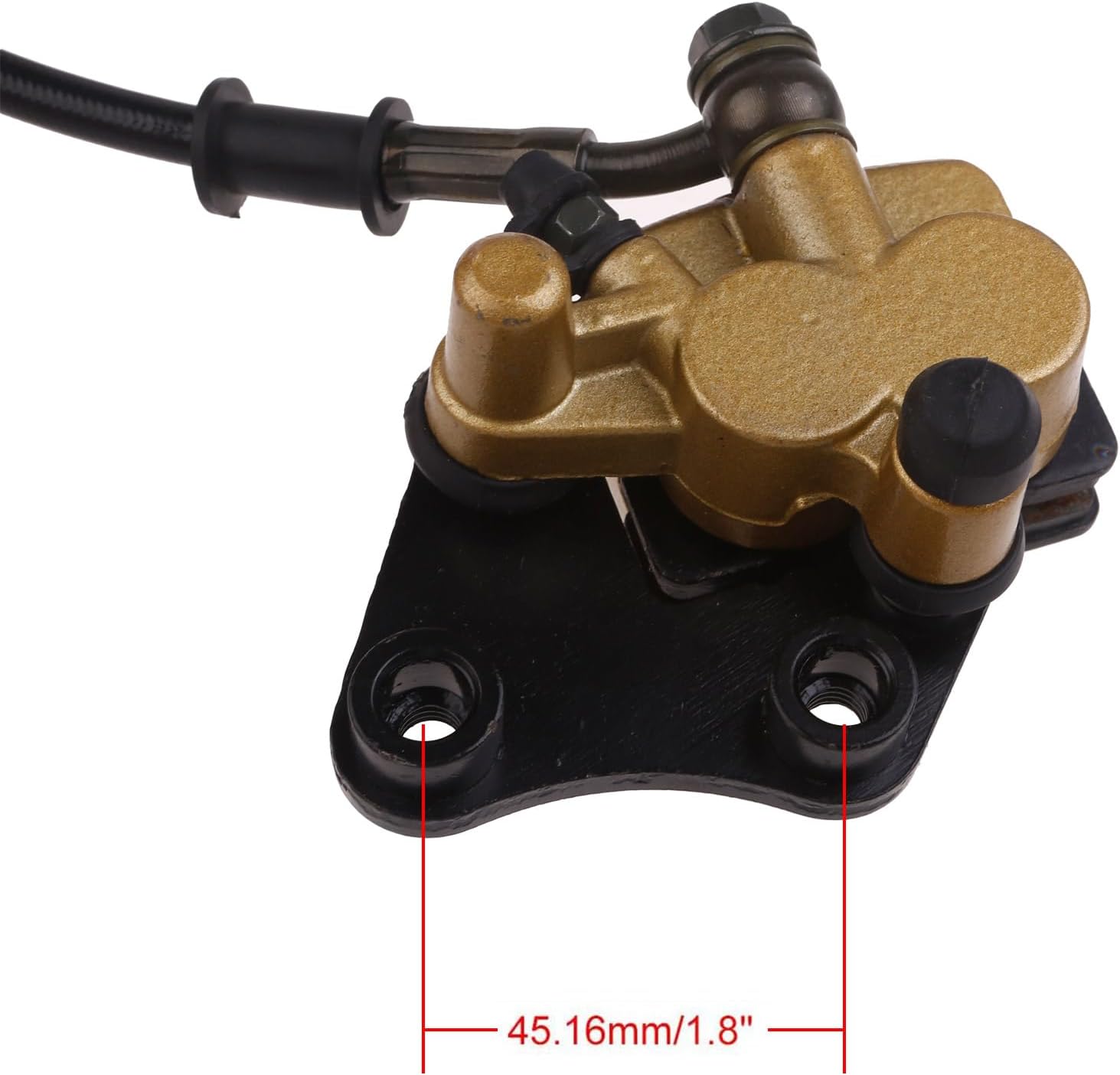 パッドシューズ交換付きフロントディスクブレーキキャリパーセット中国の50cc 125ccダートバイクディスクブレーキマスターシリンダ