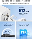 Reolink 4K PoE CCTV Security Camera with Smart Human/Vehicle Detection, IR Night Vision, IP66 Weatherproof Supports Audio Recording, microSD Card Slot, Time Lapse, RLC-810A - 5