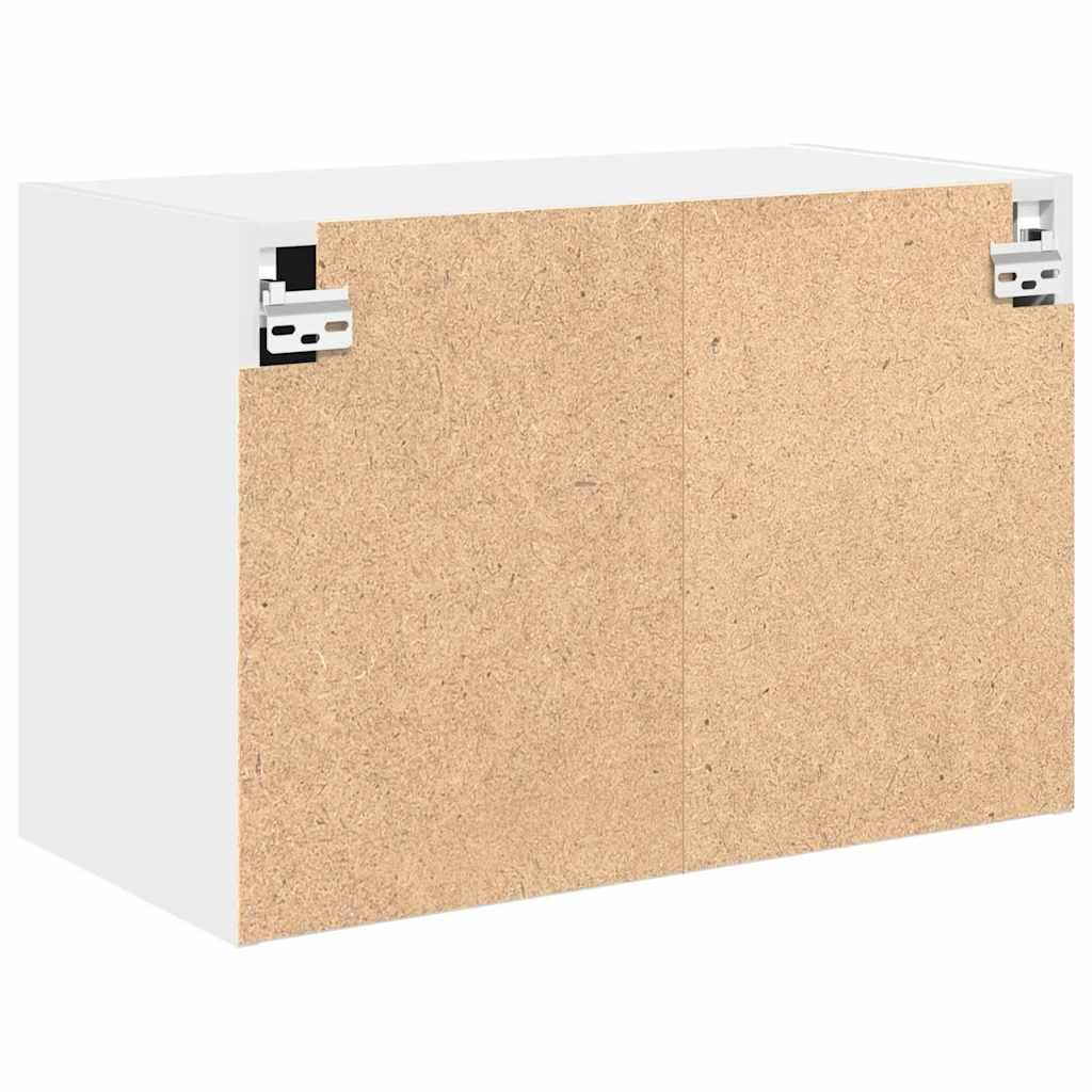 Générique Armoires murales de Garage 2 pcs Blanc Bois d'ingénierie,Entreprise & Industrie,Stockage Industriel,Armoires industrielles,Blanc,19.65 KG,860644