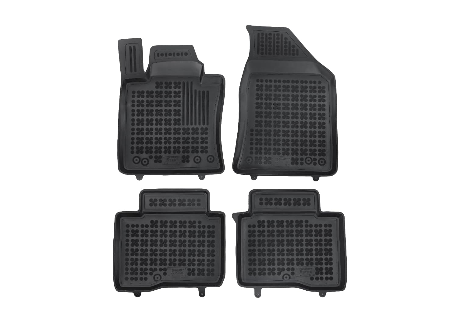 MTM Gummimatten für SsangYong/KGM Torres 2023- Passform, Fussmatten mit hohem Rand 5 cm, cod. 3D 11638
