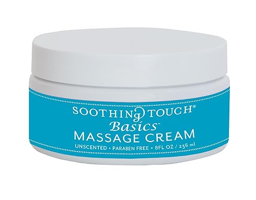 Miniatura 1 de Soothing Touch Basics Crema de masaje, sin perfume, 8 onzas