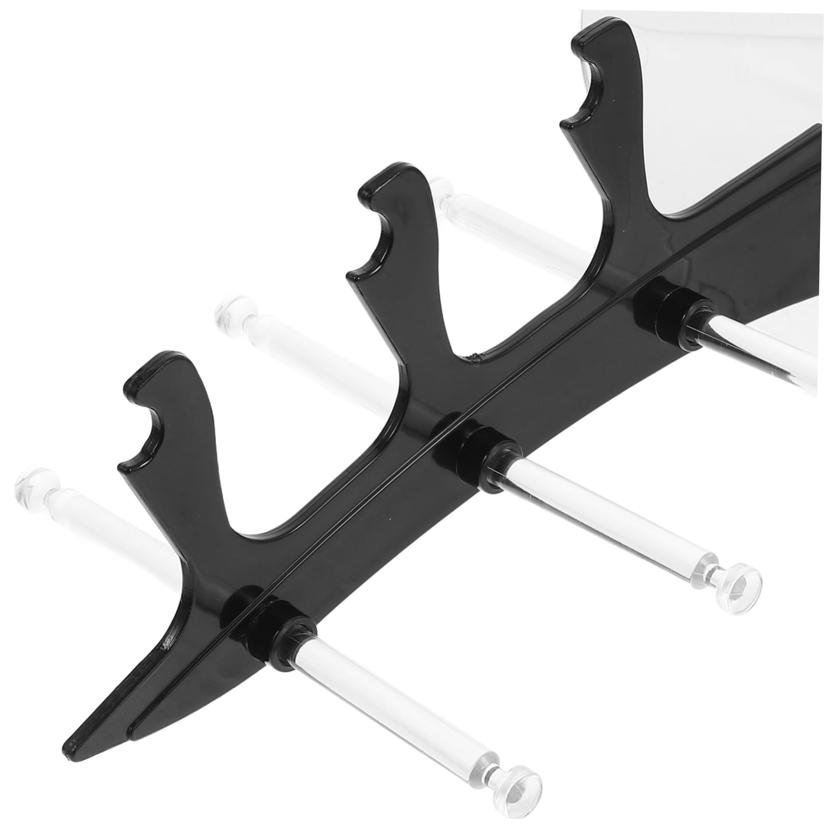 Ciieeo Elegant Sunglasses Display Stand 3 Layer Glasses Holder Plastic Desktop Storage Rack for Home Shop