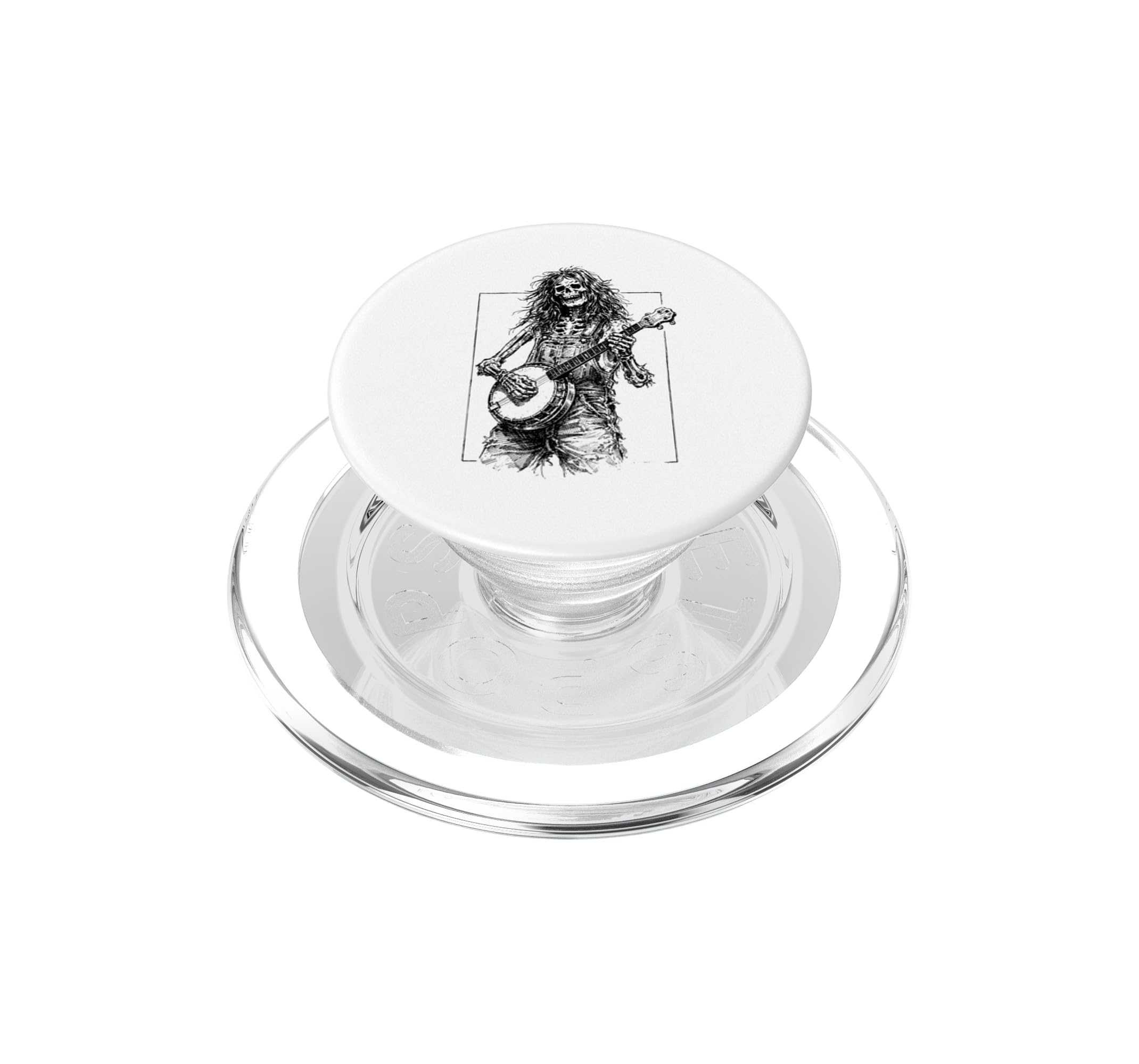 PopSockets para MagSafe Evita Caídas con Diseño Banjo Skeleton 6