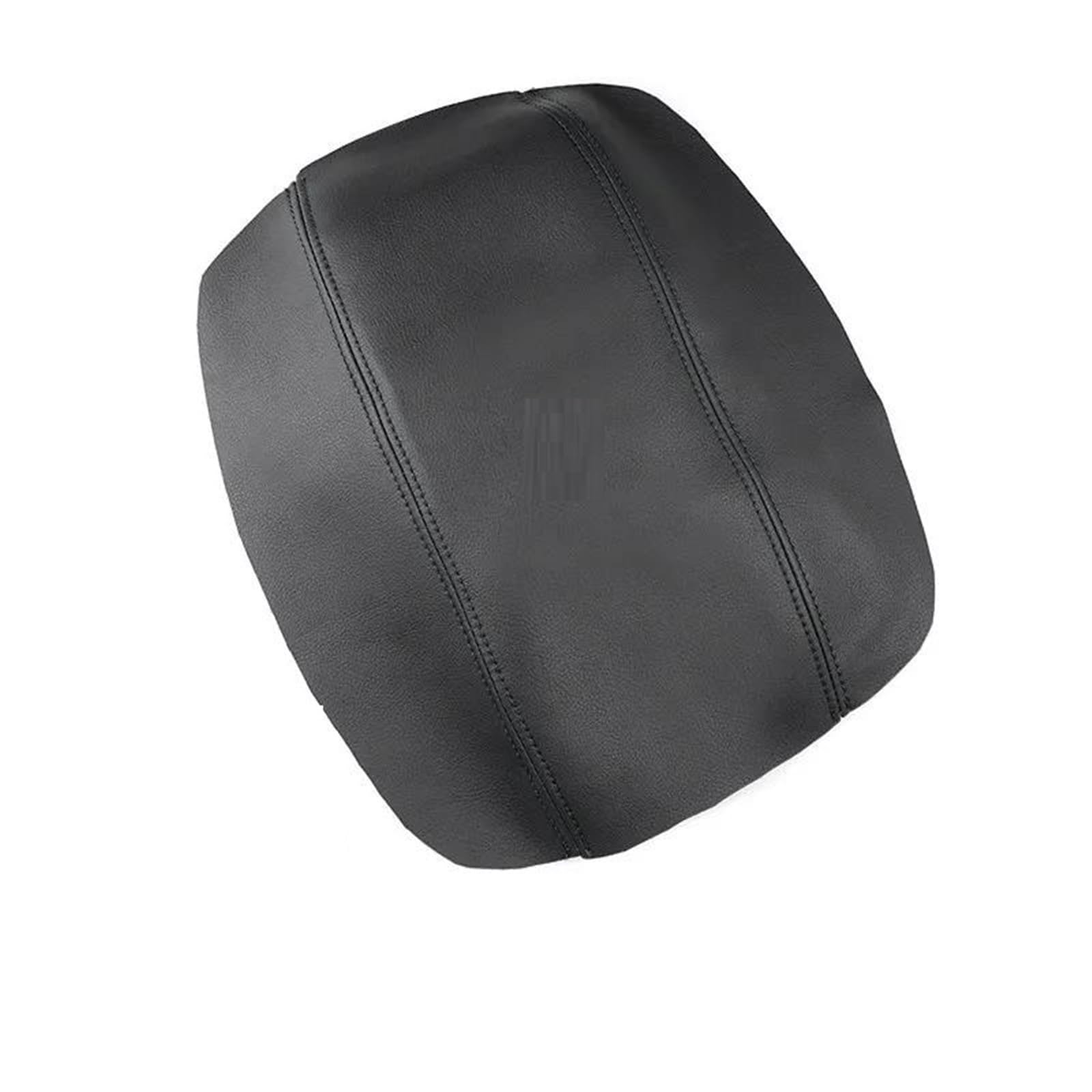Soft Leather Center Armrest Cover for Ford for Kuga for Escape 2016-2018 Car Console Lid Box Skin Sticker Trim armrest Protector(B Black5)
