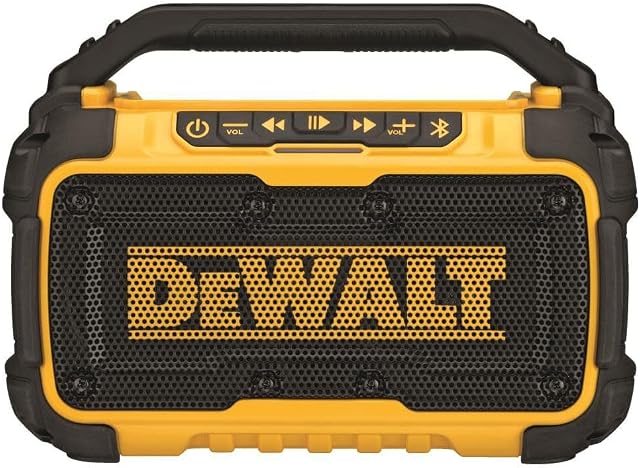 Enceinte Bluetooth DEWALT 20V MAX* pour chantier, outil seulement (DCR010)