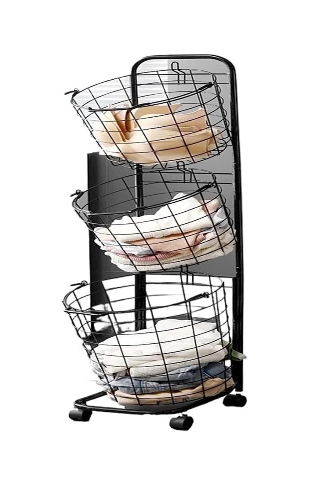 Laundry Trolley Large Capacity Basket Cart