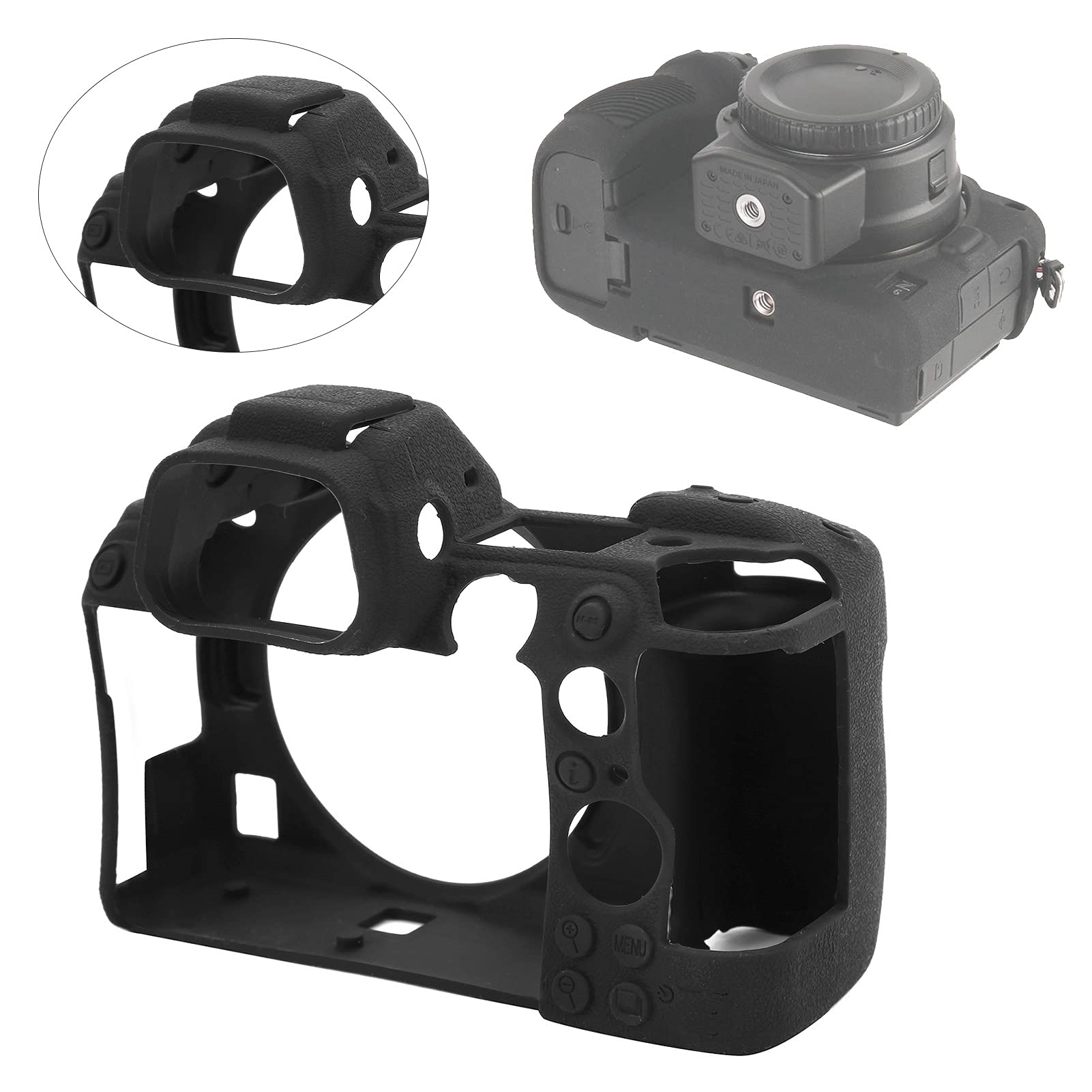Custodia protettiva in silicone per fotocamera Z6II Z7II, protezione duratura contro la polvere per fotografi
