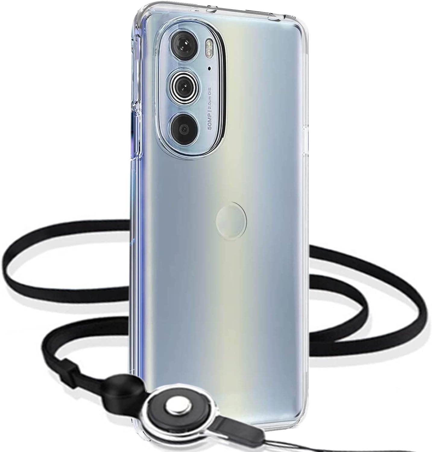 Amazon 【 ストラップ 三本付き 】 Motolora用 Moto Edge 30 Pro ケース 透明 MotoEdge30Pro