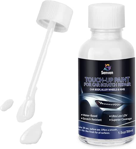 Car White Paint Touch Up Cars Scratch Repair for Vehicles,