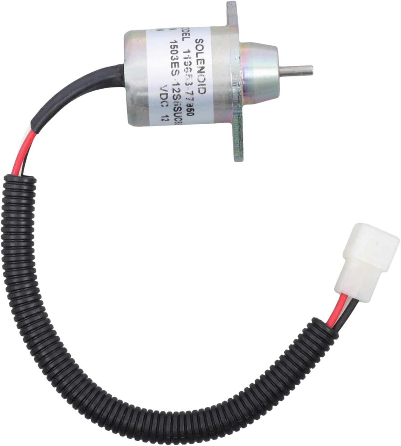 Fuel Shut Off Solenoid Valve 119653-77950 Replacement for Yanmar 3TNE84 3TNE88 4TNE84 Engine