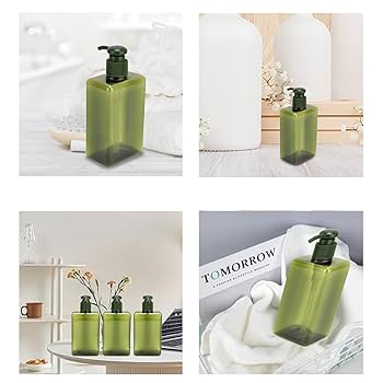 Amazon｜3個セット シャンプーボトル ディスペンサー 詰め替え