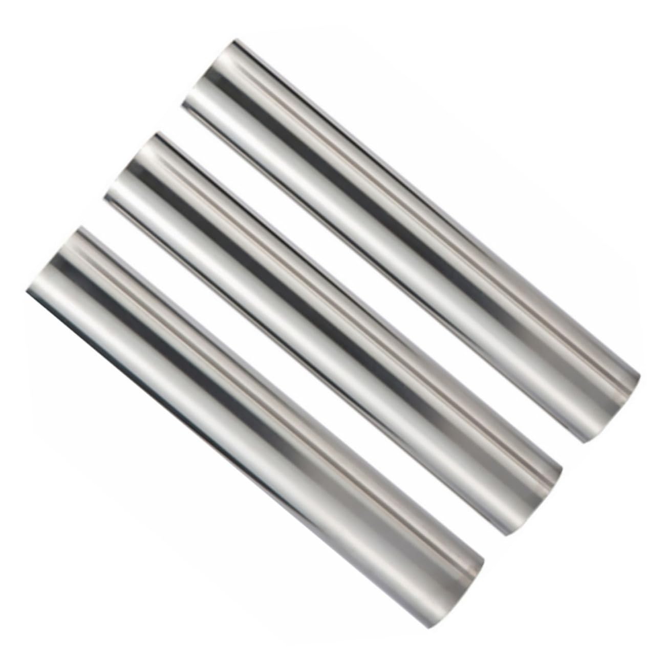 CIYODO Stainless Steel Baking Molds 3 Pcs Set for Cream Roll Bread Non-stick and Reusable