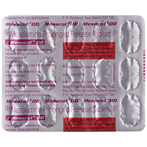 Image of Mesacol Od - Strip of 15 Tablets