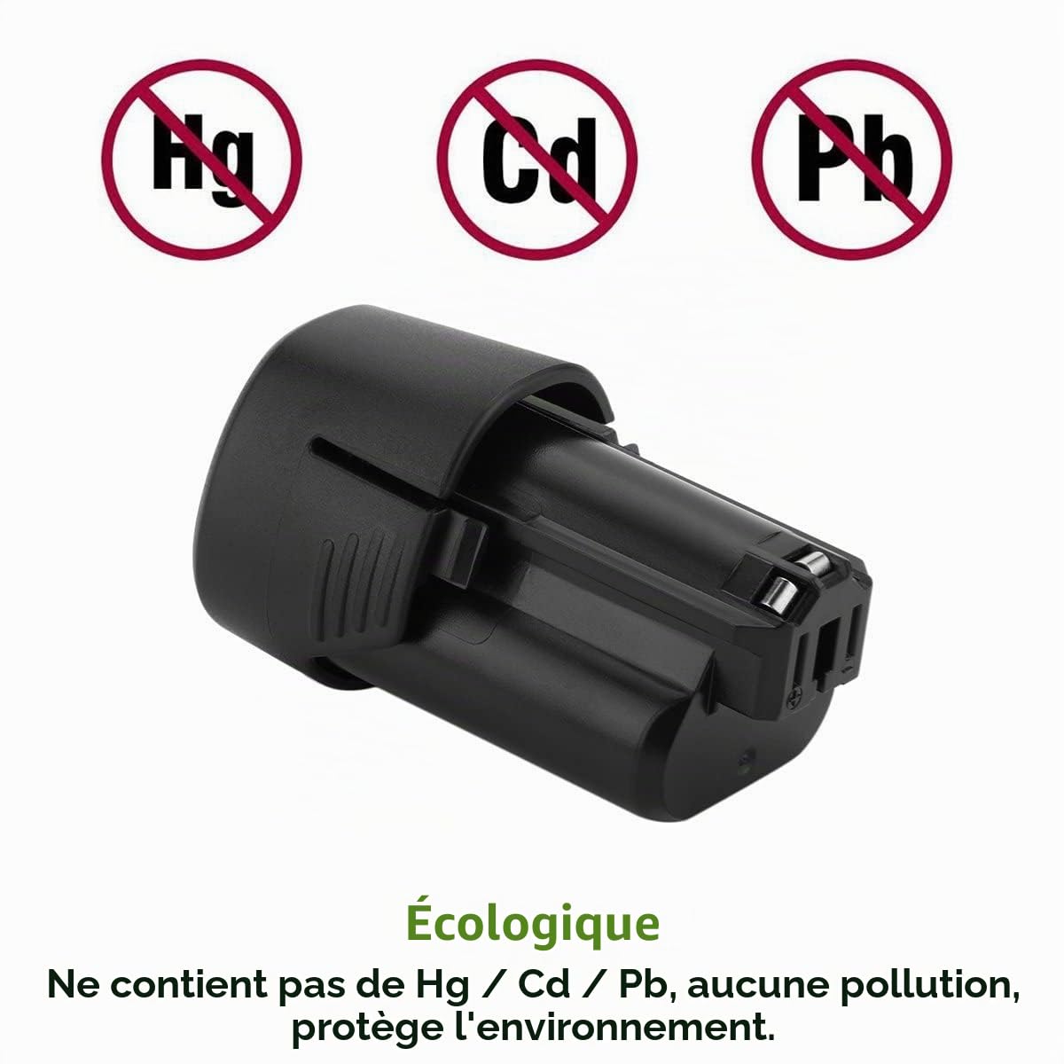 2X Exmate 10,8V-12V 3000mAh Batteries Li-ION de Rechange pour Bosch BAT411 BAT411A BAT412A 2607336013 2607336014