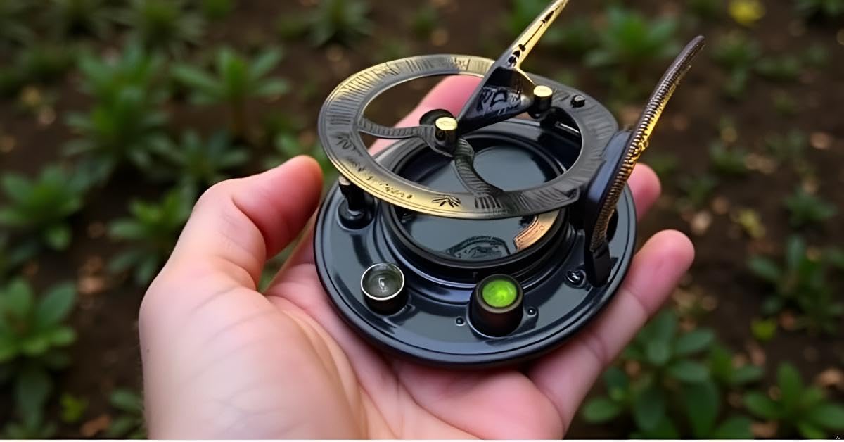 Cadran solaire fait à la main avec boussole dans un coffret cadeau Cadran soleil Montre capitaine de navigation en laiton nautique boussole en laiton massif dans une boîte en bois ajustée.