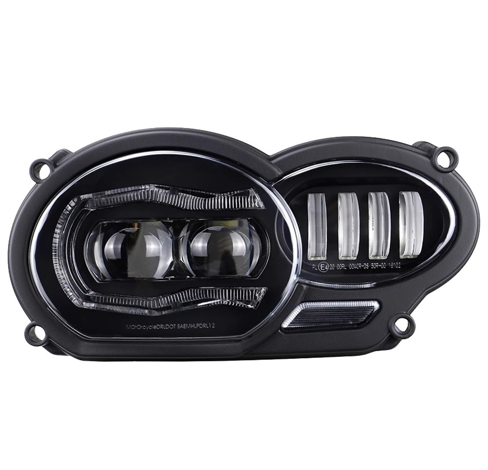 Moto Phares Convient pour Bmw 2005-2012 R1200GS / 2006-2013 R1200GS feux de route/croisement DRL LightMotorcycle lumière LED phare avant