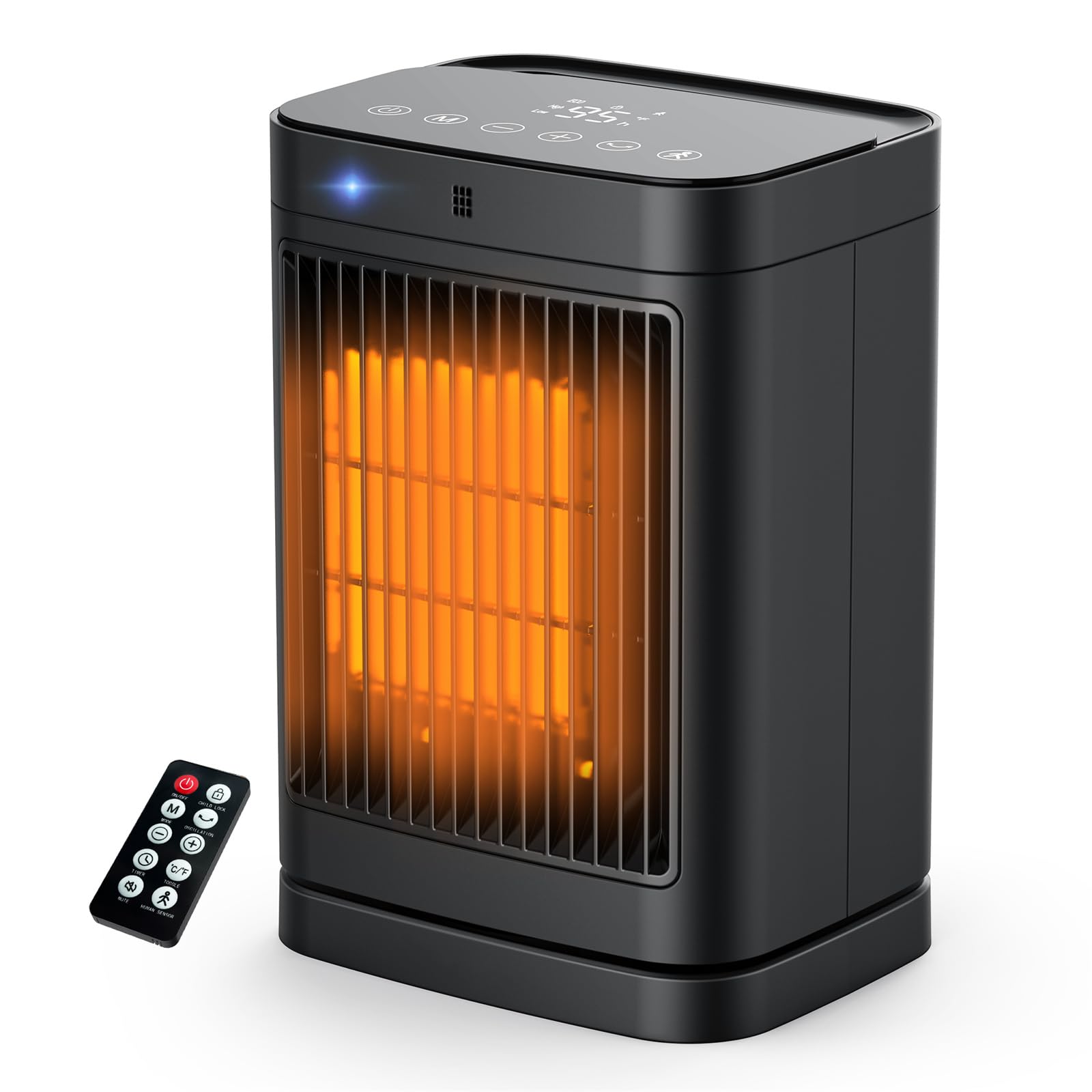 Amazon | セラミックヒーター 【2025冬モデル&人感センサー付き&AI自動